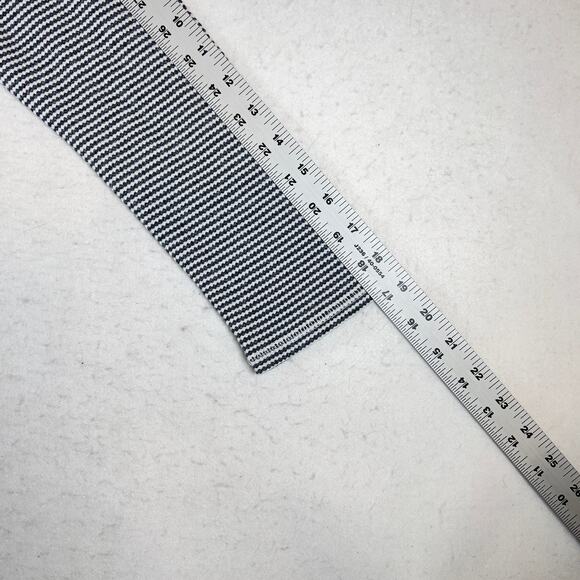 J. Jill Knit Turtleneck Top Woman's Medium Black/ White Weave Cotton Blend - Picture 12 of 16